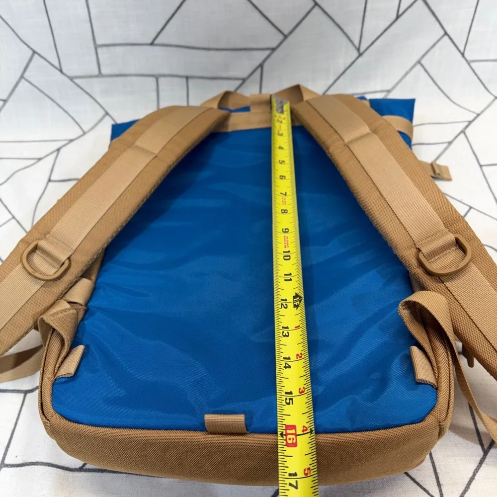 Topo Designs Rover Pack Classic OS Blue Tan Outdoor Laptop Backpack